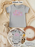 Coolness Inherited Baby Shirt – Personalized Infant Tee with Name & Birthdate – Cute Gift for Newborn, Baby Shower or First Outfit